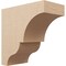 Ekena Millwork 11"W x 22"D x 22"H Classic Asheboro Rough Cedar Woodgrain TimberThane Corbel, Primed Tan CORUR11X22X22ASHRCPR - alternate 1
